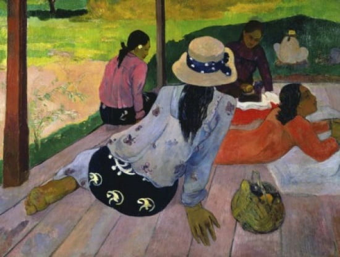 The Nap (La Siesta) Paul Gauguin (1848-1903French) Annenberg Collection Palm Springs California Canvas Art - Paul Gauguin (18 x 24)