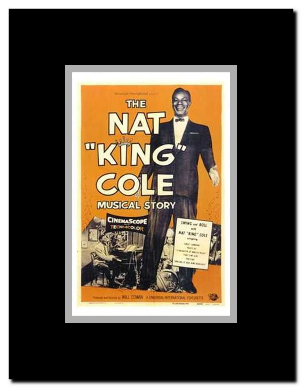 The Nat King Cole Musical Story Framed Movie Poster