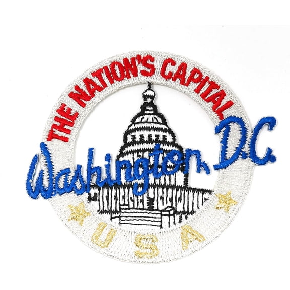 The Nation's Capital Washington DC Iron On Patch