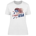 thumbnail image 1 of The National Flag Of The Usa T-Shirt Women -Image by Shutterstock, Female 3X-Large, 1 of 2