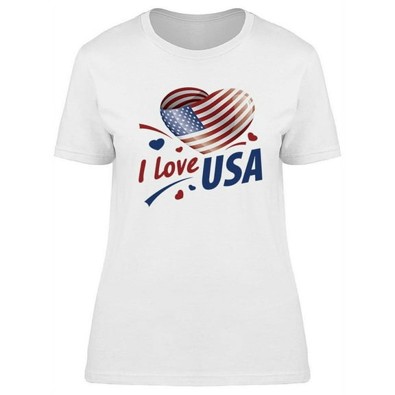 The National Flag Of The Usa T-Shirt Women -Image by Shutterstock, Female x-Large