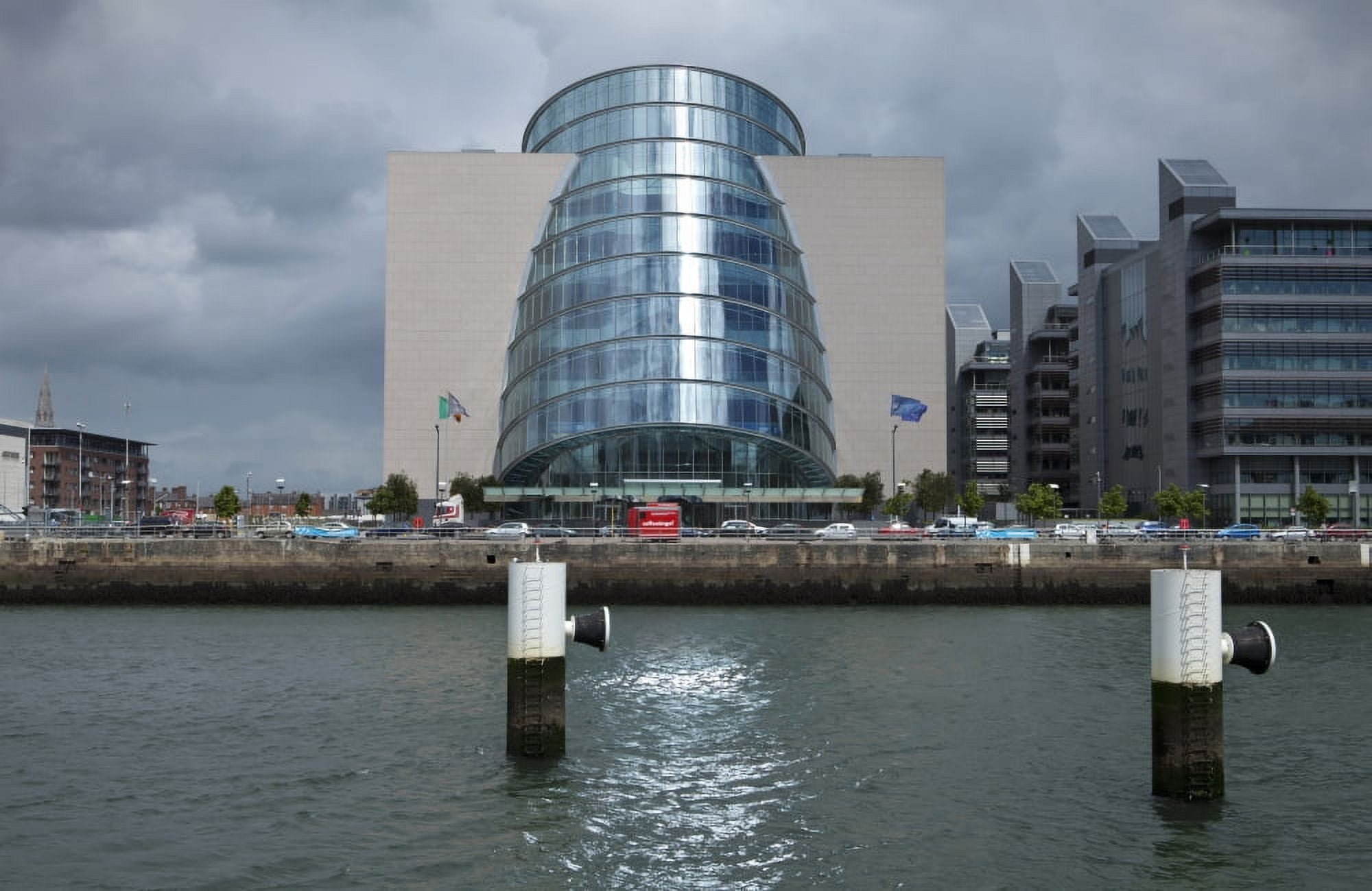 The National Irish Conference Centre Dublin City Ireland Canvas Art - Panoramic Images (27 x 9)