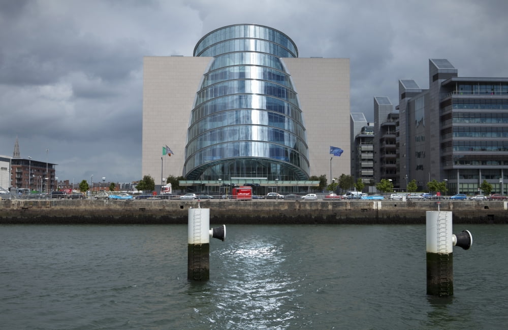 The National Irish Conference Centre Dublin City Ireland Canvas Art - Panoramic Images (36 x 12)
