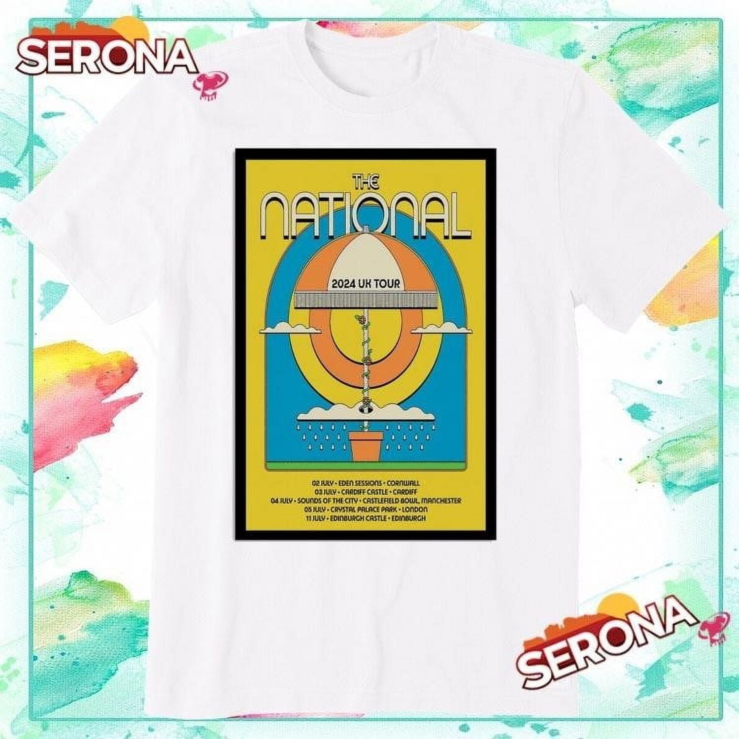 The National July Uk Tour 2024 Shirt