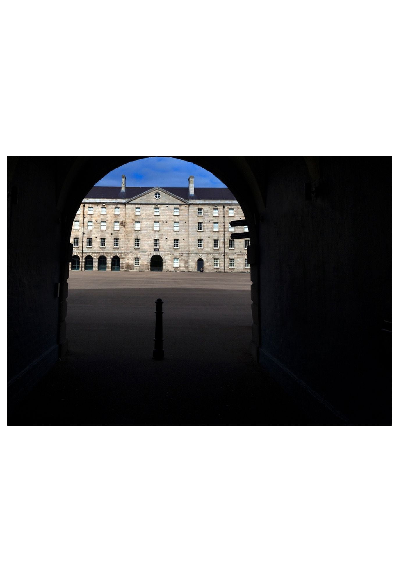 The National Museum of Ireland Archway through to the Main Square The Collins Barracks Dublin Ireland Canvas Art - Panoramic Images (36 x 24)
