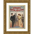 thumbnail image 1 of The National Ptg. & Eng. Co. 11x14 Gold Ornate Wood Frame and Double Matted Museum Art Print Titled - Arabia the Equine Detective (1913), 1 of 4