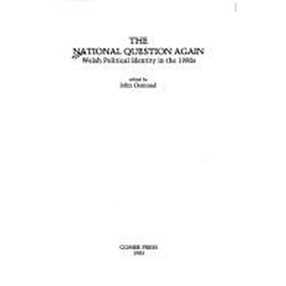 Pre-Owned The National Question Again 9780863831324 Used