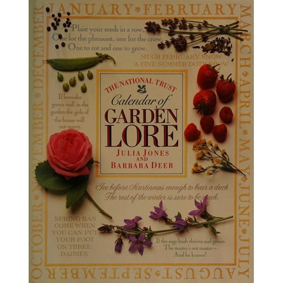 Pre-Owned The National Trust Calendar of Garden Lore (Hardcover) 9780863183911