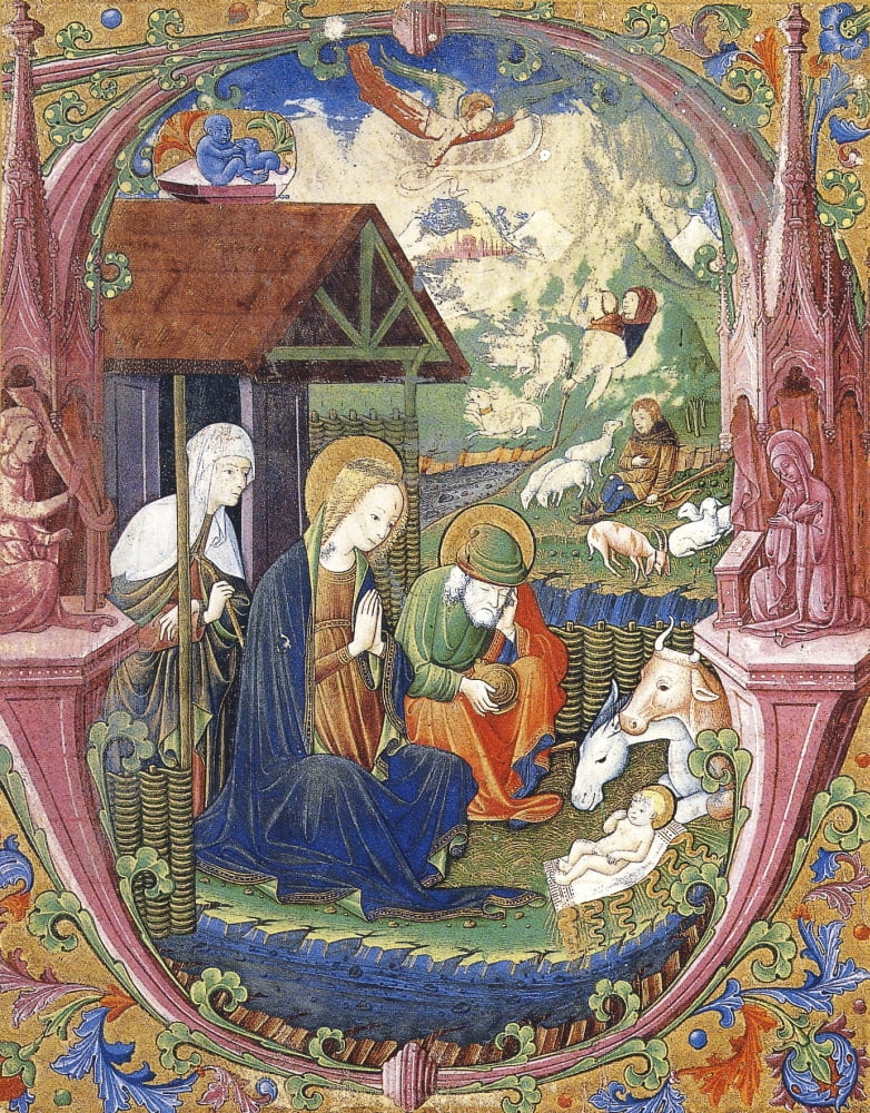 The Nativity (15th Century) Canvas Art - Unknown (18 x 24)