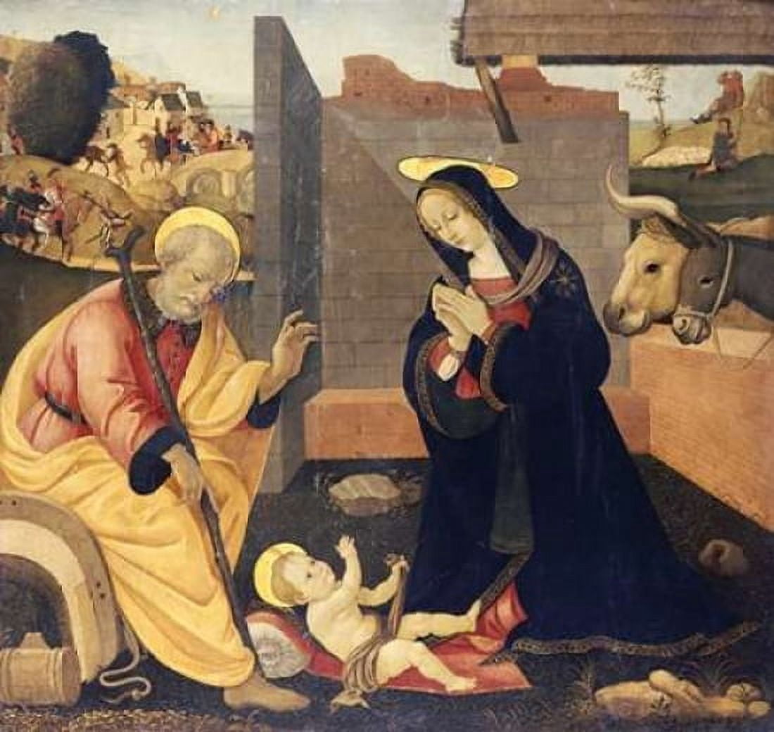 The Nativity Canvas Art - Filippo Lippi (24 x 24)