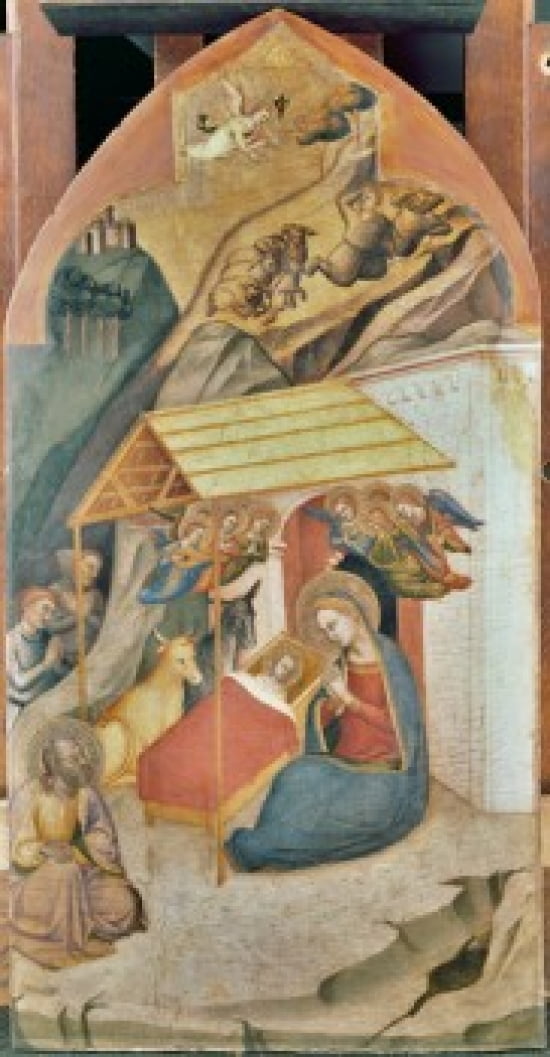 The Nativity Orcagna (ca1308-1368 Italian) National Gallery of Art Washington DC USA Canvas Art - (18 x 24)