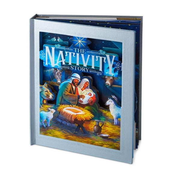 Hallmark Nativity Story Pop-Up Book with Light & Sound, Christmas, 1 Count
