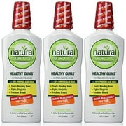 The Natural Dentist Healthy Gums Antigingivitis Rinse, Peppermint Twist, 16.9 Oz (Pack of 3)