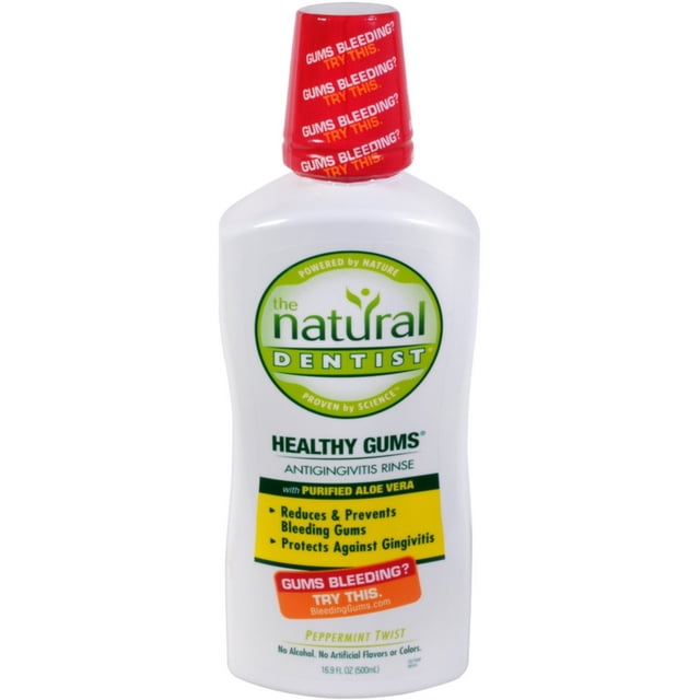 Gingivitis Rinse The Natural Dentist Moisturizing Healthy Gums Antigingivitis Rinse ...