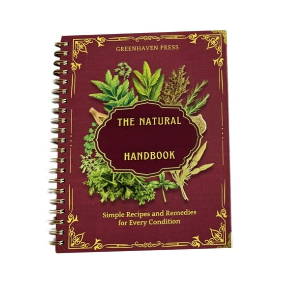 Spiral Bound Natural Remedies Handbook The Natural Healing Book