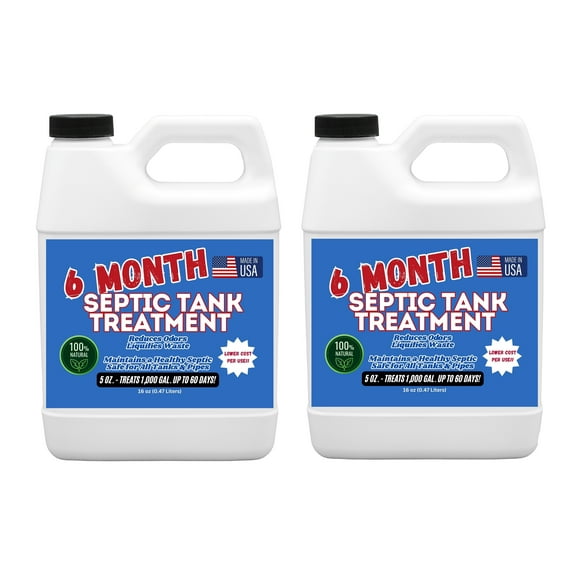 The Nature Company Septic Tank Treatment Liquid Cleanser 16 oz, 2 Piece