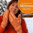 thumbnail image 1 of The Naughty List Mittens | Cozy Knit with a Hidden Attitude, Finger Mittens,Funny Winter Warm Gift for Women(orange(1 pair)), 1 of 6