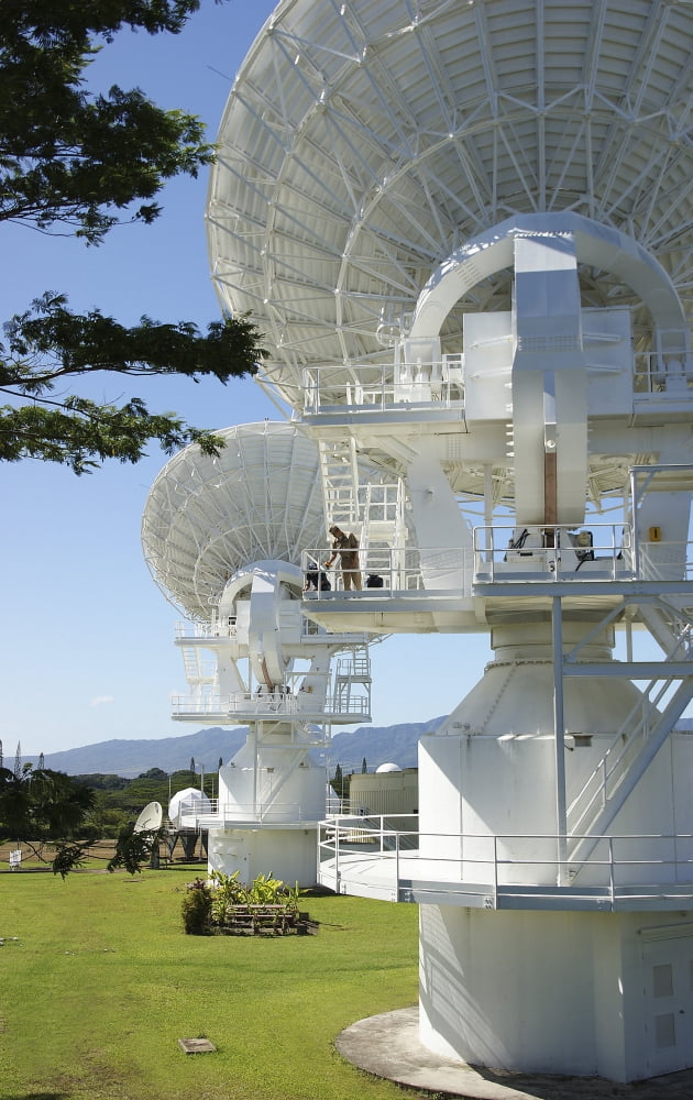 The Naval Computer and Telecommunications Area Master Station Pacific in Wahiawa Hawaii Canvas Art - Stocktrek Images (23 x 36)