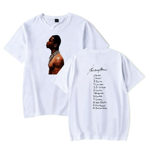 The Navy Album Merch T-shirt Men's and Women's Fashion Round Neck Short Sleeve Top