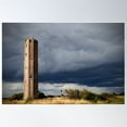 thumbnail image 1 of The Naze Tower Under Stormy Skies Poster Wall Art, Modern Wall Decor For Living Room Bedroom, 8x12 UNFRAMED, 1 of 3