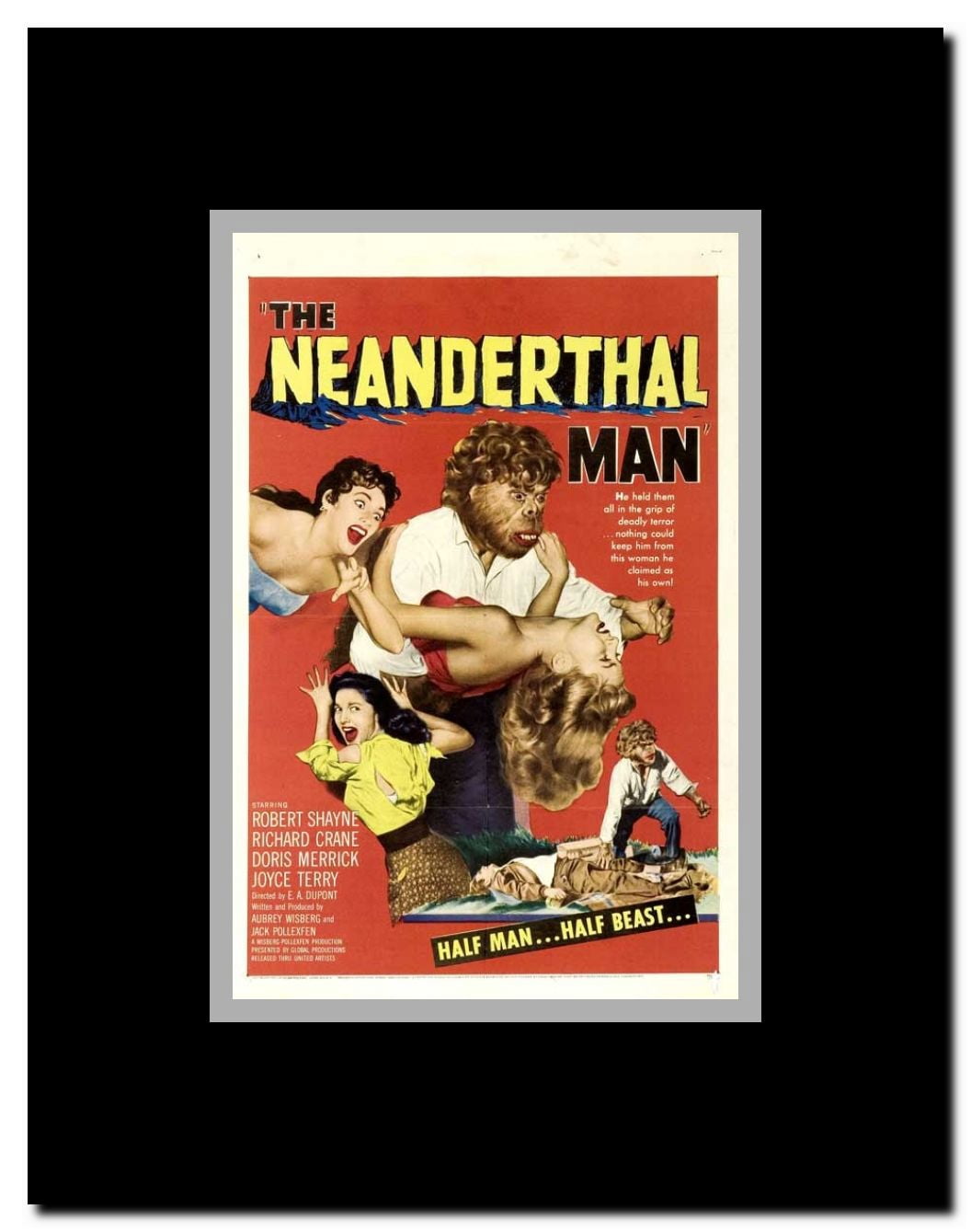 The Neanderthal Man Framed Movie Poster