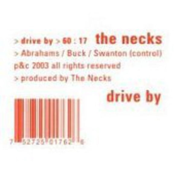 The Necks - Drive By - Jazz - CD