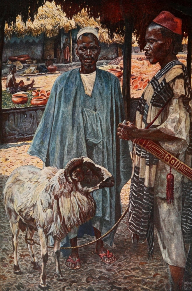 The Negro in the New World 1910 Liberian hinterland Canvas Art - Sir Harry Johnston (24 x 36)