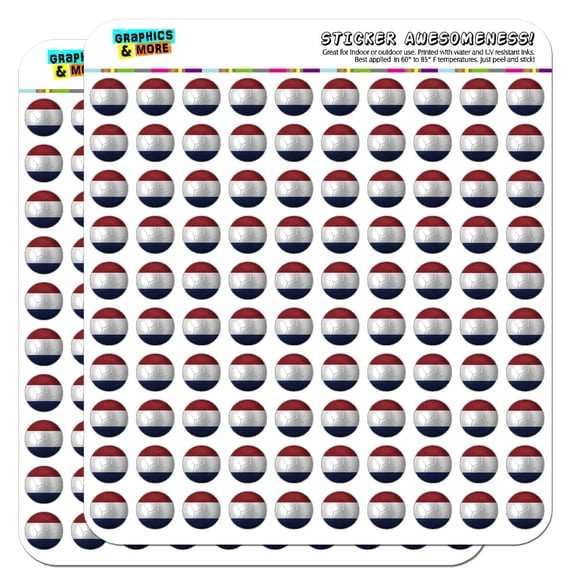 The Netherlands Flag Soccer Ball Futbol Football 1/2" (0.5") Scrapbooking Crafting Stickers