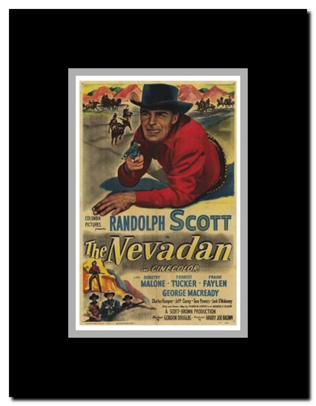 The Nevadan Framed Movie Poster