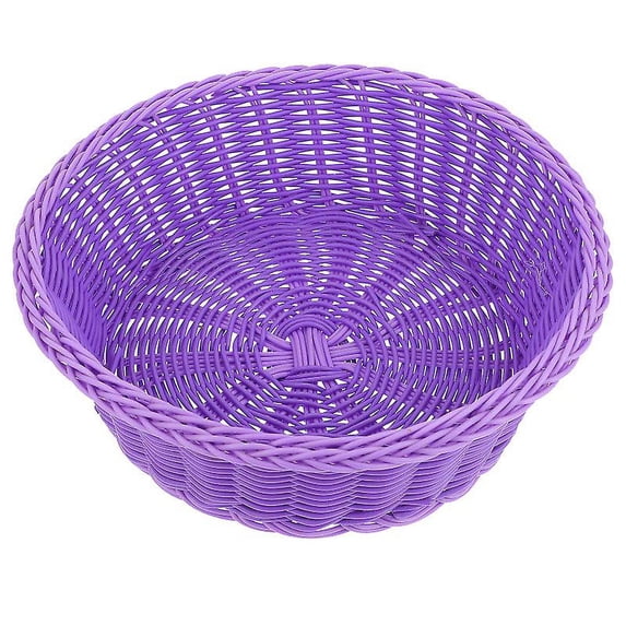 The New 1pcs Imitated Rattan Woven Basket