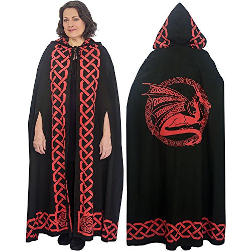 Ritual Cotton Cloak Dragon Red