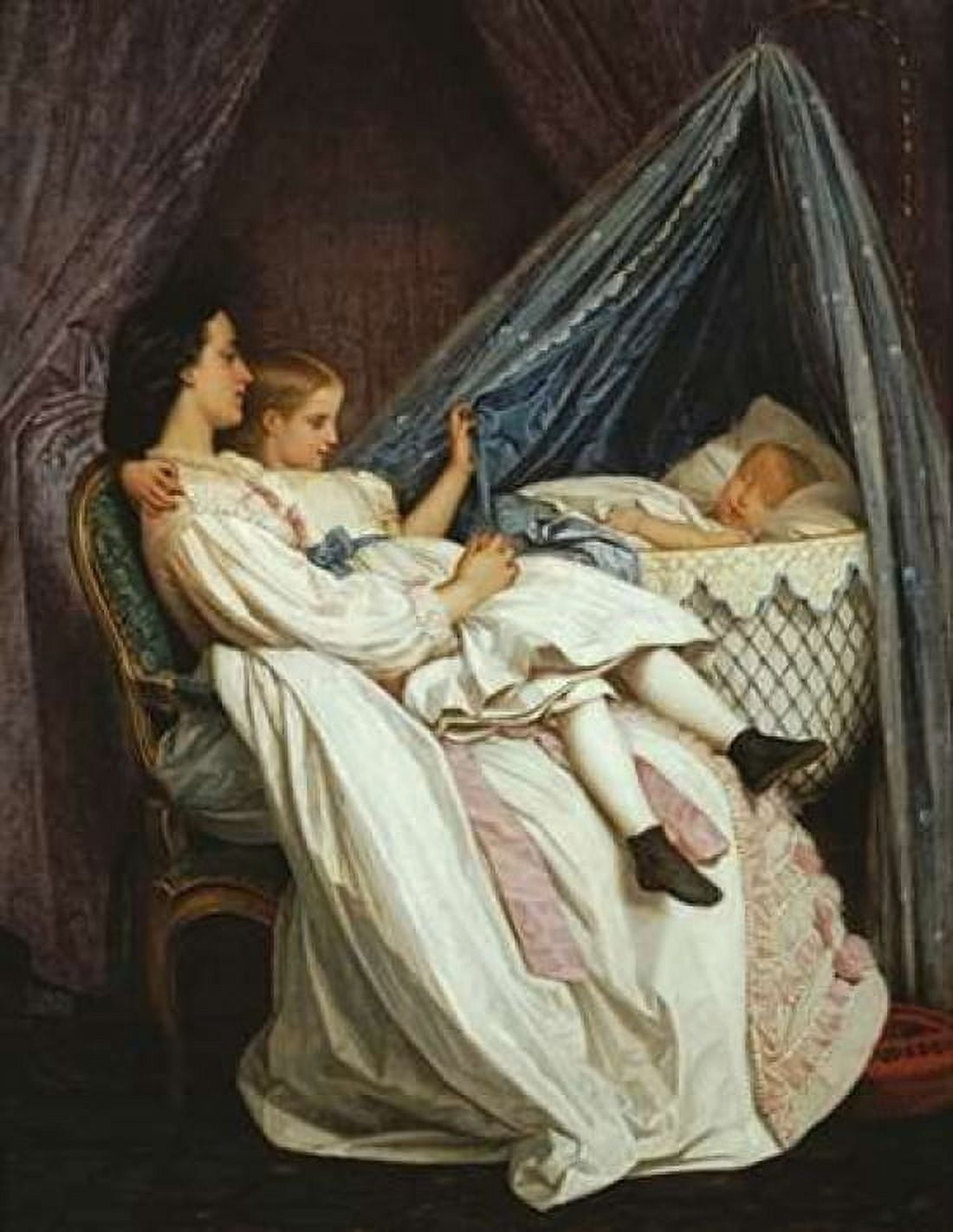 The New Arrival Canvas Art - Auguste Toulmouche (22 x 28)