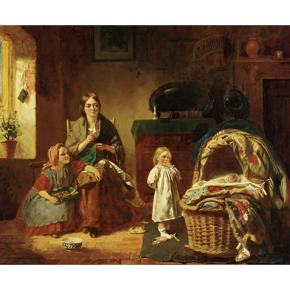 The New Arrival Poster Print by Thomas P. Hall (18 x 24)