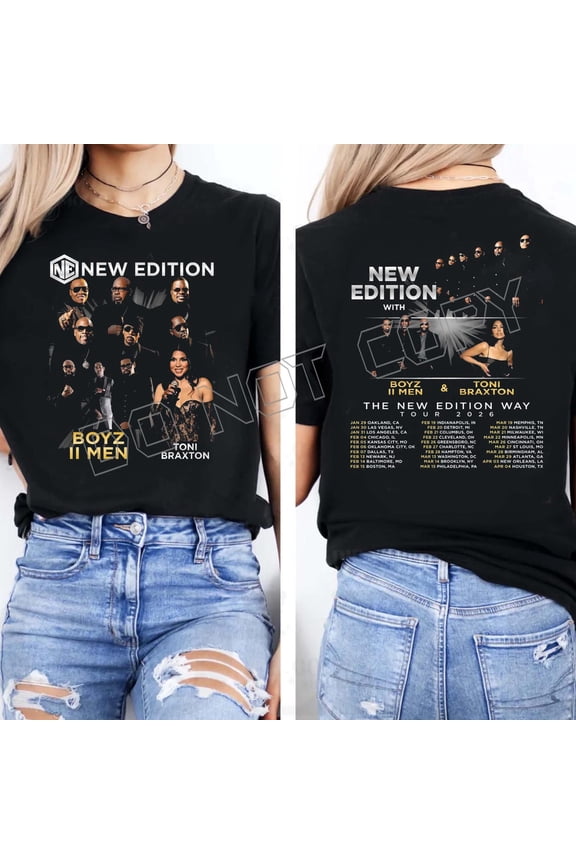 The New Edition Way Tour 2026 T-Shirt, Tour Date 2026 Shirt, Gift For Fan