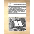 thumbnail image 1 of The New-England psalter: or, Psalms of David: with the Proverbs of Solomon, and Christ's Sermon on the mount. Being an i, (Paperback), 1 of 1