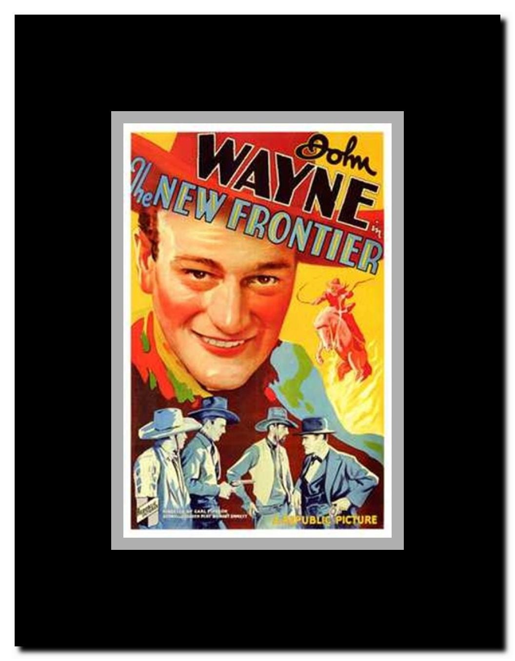 The New Frontier Framed Movie Poster