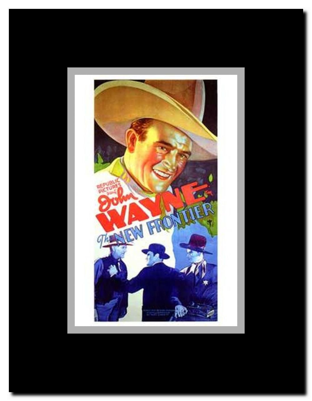 The New Frontier Framed Movie Poster