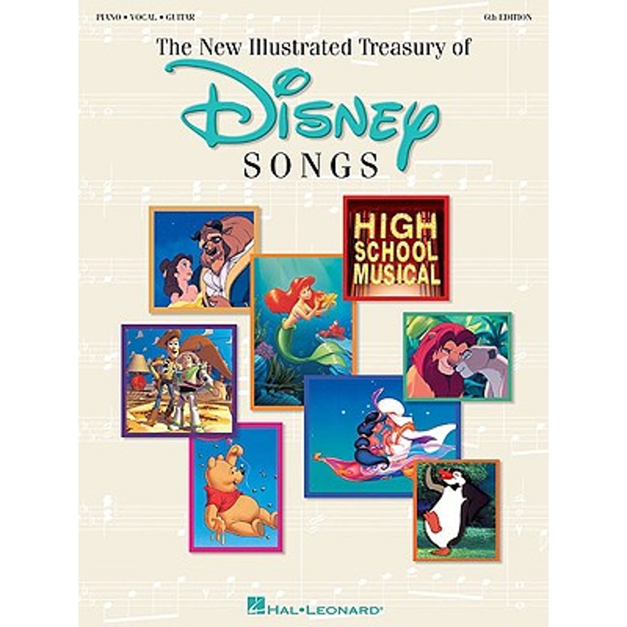 Pre-Owned The New Illustrated Treasury Of Disney Songs: 6th Edition (Paperback 9780793593651) by Hal Leonard Publishing Corporation