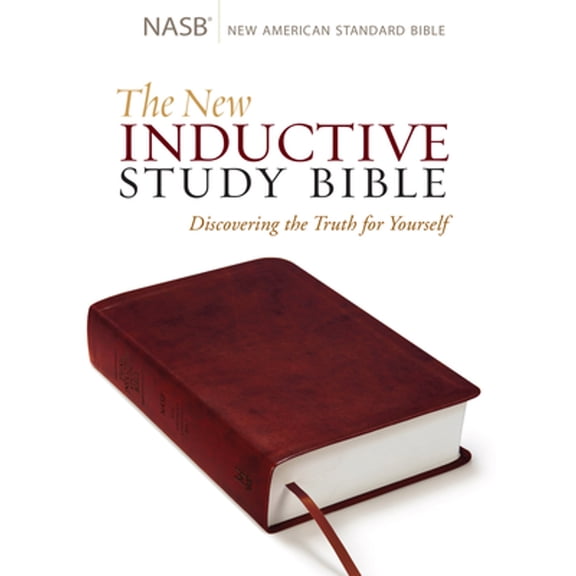 Pre-Owned The New Inductive Study Bible Milano Softone (TM) (NASB, burgundy) Paperback - USED