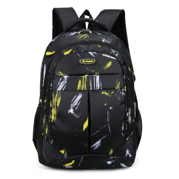 The New Korean Version Of Fashion Leisure Commute Pursuing Bipylum Bag Versatile Trend Student Schoolbags Large -Capacity Lightweight Travel Backpack