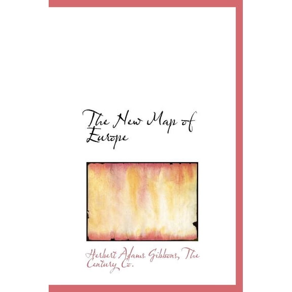 The New Map of Europe (Hardcover)