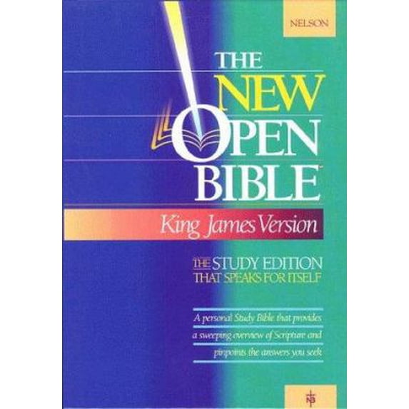 Pre-Owned Holy Bible : The New Open Bible, Study Edition, King James Version (Hardcover) 0840707754 9780840707758