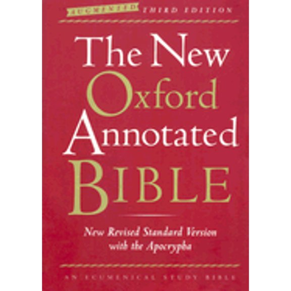 Pre-Owned The New Oxford Annotated Bible with the Apocrypha, Augmented Third Edition, New Revised Standard Version (Hardcover) 0195288807 9780195288803
