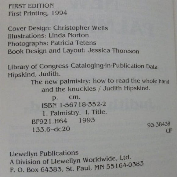 Pre-Owned The New Palmistry: How to Read the Whole Hand and Knuckles (Paperback) 1567183522 9781567183528