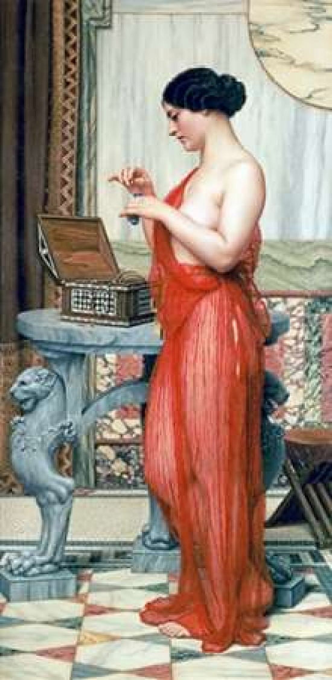The New Perfume Canvas Art - John William Godward (10 x 20)