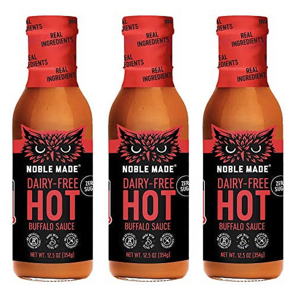 The New Primal Noble, Hot Buffalo Dipping & Wing Sauce, Whole30