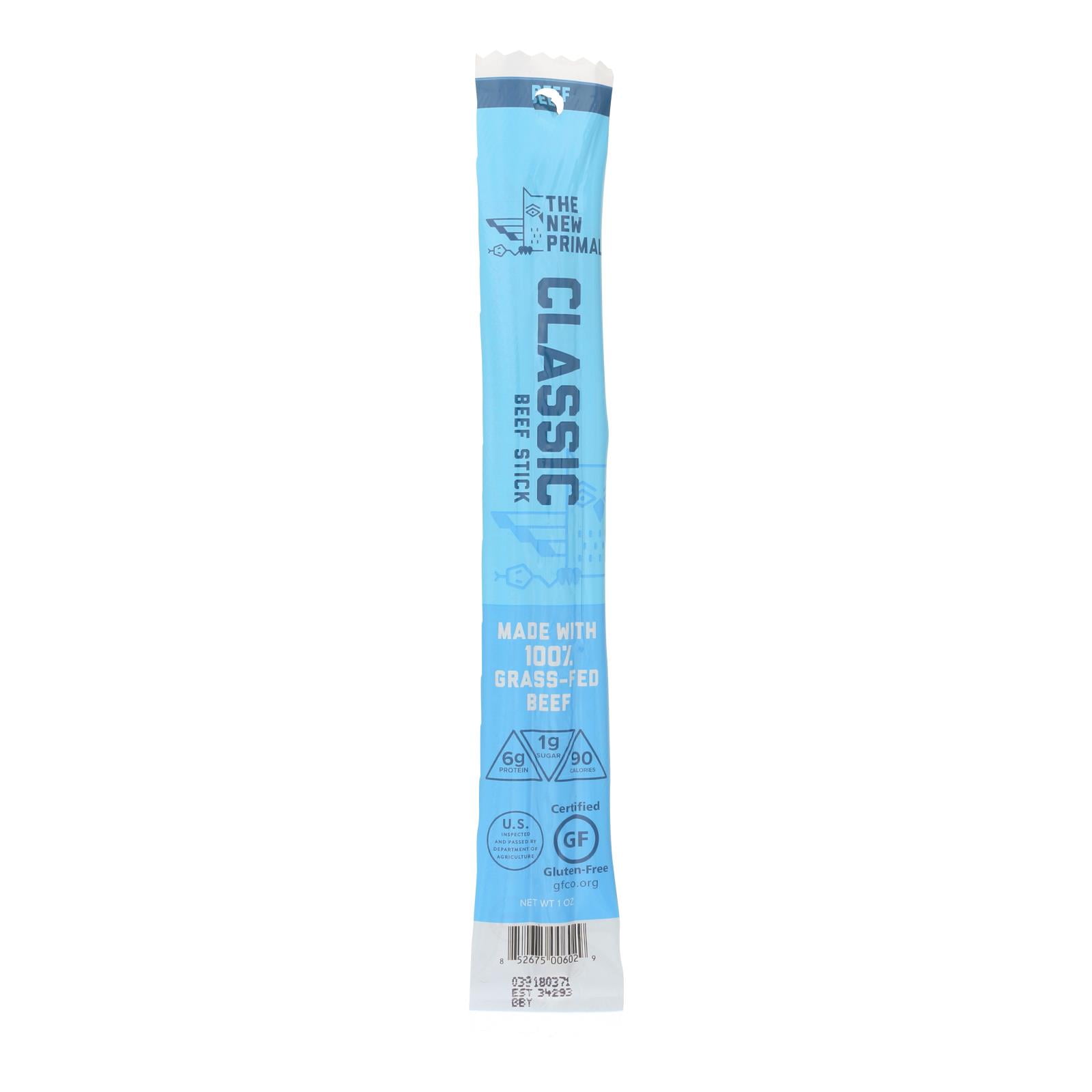The New Primal Original Beef Jerky Stick, 1 oz (Pack of 20)