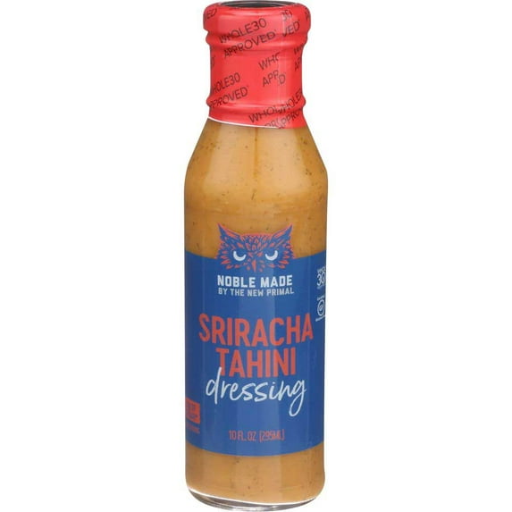 The New Primal Sriracha Tahini Salad Dressing, 10 Ounce -- 6 per case.
