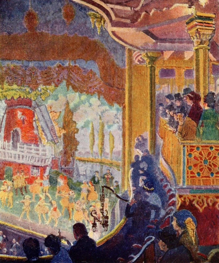 The New Spirit in Drama & Art 1913 At the Opera Canvas Art - Spencer Gore (18 x 24)