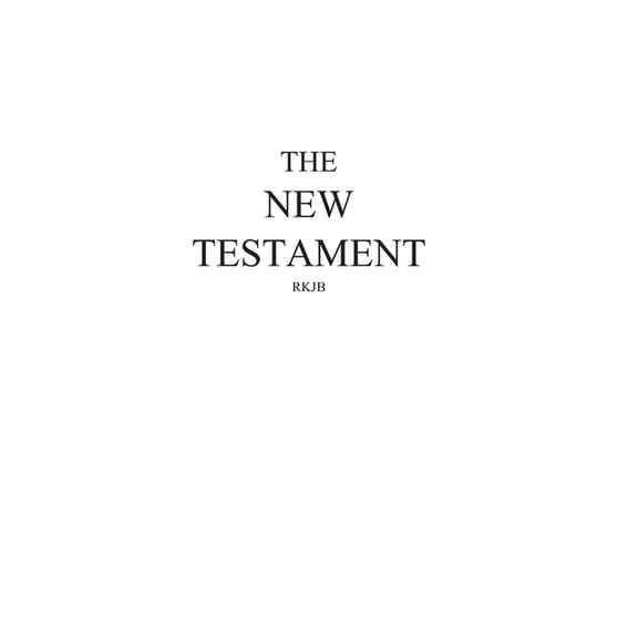 The New Testament-Rkjb (Paperback)